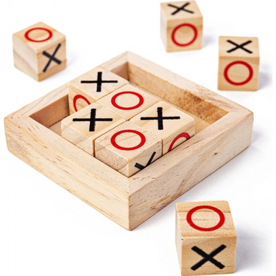 Bigjigs Toys Drevené piškvorky kocky