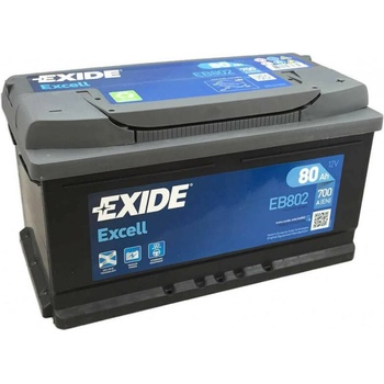 Image 1 of Exide Excell 80Ah 700A right+ (EB802)