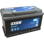 Exide Excell 80Ah 700A right+ (EB802)