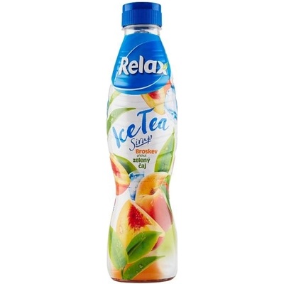 Relax Sirup Ice Tea Broskev & Zelený čaj 0,7 l