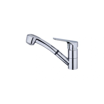 Strohm Teka Кухненски смесител, изтеглящ се душ, въртящ се чучур, хром MT Plus 978 Pull-out (Б.535.ХР)