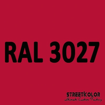 RAL 3027 uretánová auto farba lesklá alebo matná 1 liter + tužidlo + riedidlo