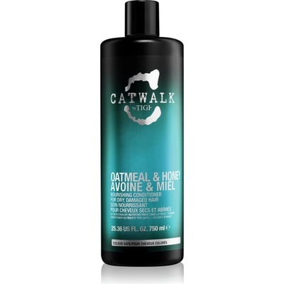 TIGI Catwalk Oatmeal & Honey подхранващ балсам за суха и увредена коса 750ml