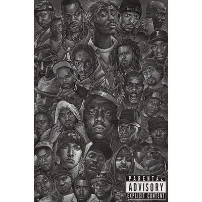 Plagát, Obraz - Hip Hop - All Stars, (61 x 91.5 cm)