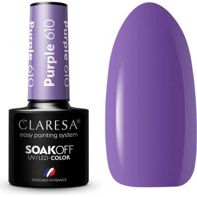 Claresa Gél lak Purple 610 5 ml