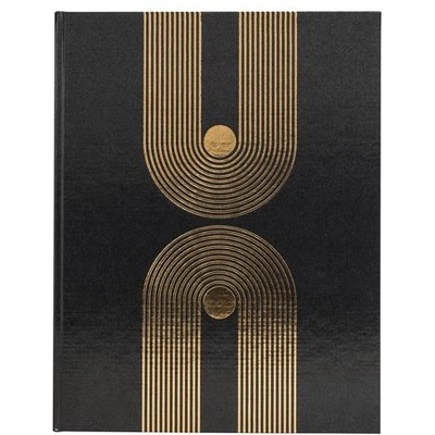 EXACOMPTA Книга за гости, 27x22 cm, 50 страници, EXACOMPTA "Graphik Black" 47848E (47848E)