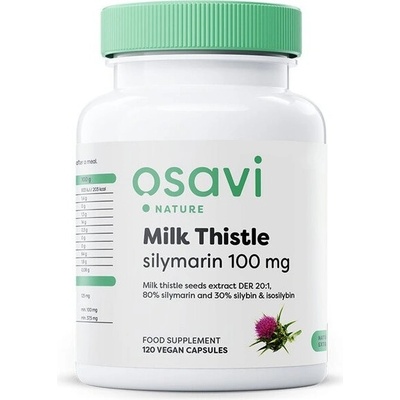 Osavi Milk Thistle Silymarin 100mg 120 vegan kapslí