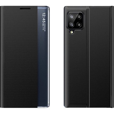 HQWear Флип-кейс със смарт отвор за екрана HQWear за Samsung Galaxy A22 4G, Черен (5907769330797)