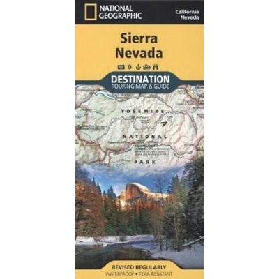National Geographic Destination Touring Map & Guide Sierra Nevada