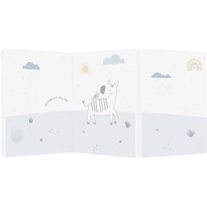 Kikkaboo Сгъваем матрак 60/120/5 cm Stripy Friends (31107020053) - tary