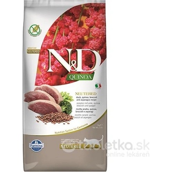 N&D cat QUINOA adult neutered duck broccoli&asparagus 5 kg
