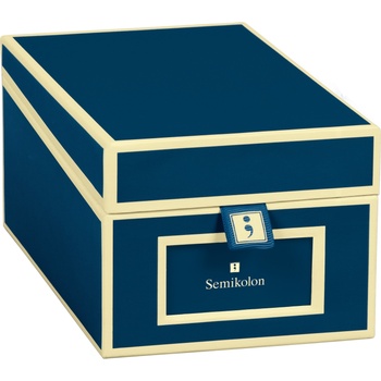 Semikolon Кутия за визитни картички Die Kante морскосиня (352638)