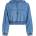 Tommy Hilfiger Суичър Tommy Jeans Denim Cropped Hoodie - Denim Medium