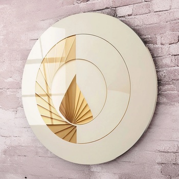 Art gift Кръгло стъклено АРТ пано - Изкуство и Хармония