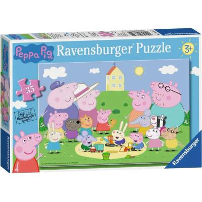 Ravensburger - Puzzle Prasiatko Peppa: Piknik 35 dielikov - 1 - 39 piese