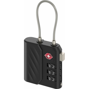 AlzaGuard Hero Tag in TSA lock with FindMy černý AGD-BTTL01B