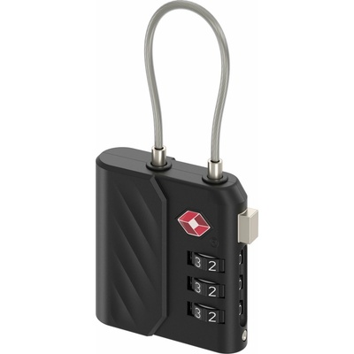 AlzaGuard Hero Tag in TSA lock with FindMy černý AGD-BTTL01B