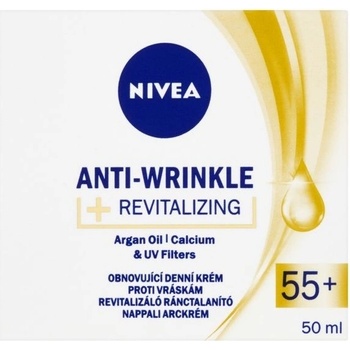 Nivea Obnovujúci denný krém proti vráskam 55+ ( Anti-Wrinkle + Revitalizing) 50 ml
