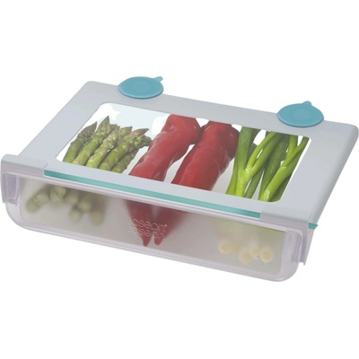 Organizér do lednice FRIDGESTORE 851664 31 cm, bílá, plast, Joseph Joseph