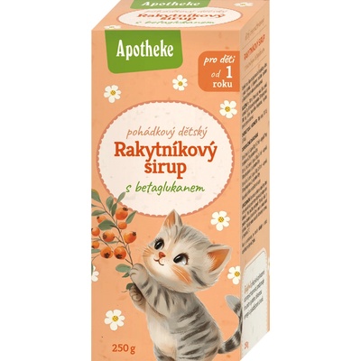 Apotheke Pohádkový Rakytníkový sirup 1+ 250 g