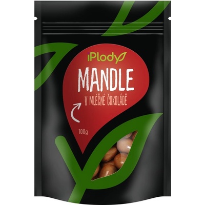 iPlody Mandle v hořké čokoládě 100 g