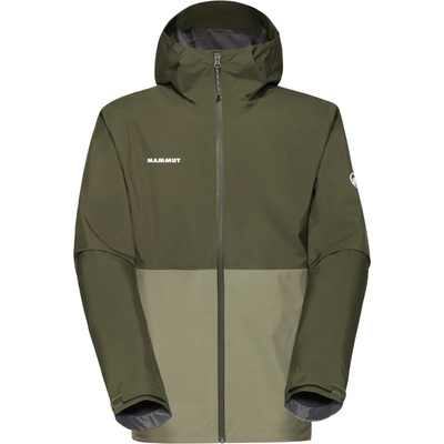 Mammut Мъжко водоустойчиво яке Mammut Linard Light Hardshell Hooded Jacket Waterproof jacket - Marsh / Dark Marsh (002-3345-0313)