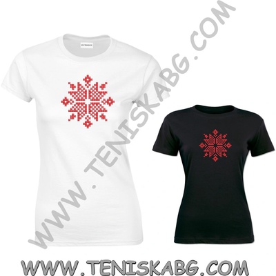 Fruit of the Loom Тениска - Шевица бродерия 132