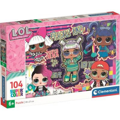 Clementoni Детски пъзел Clementoni от 104 части - LOL Surprise (25785)
