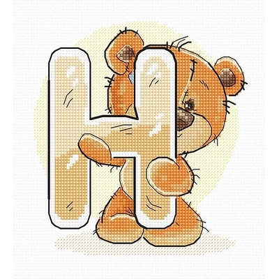 Luca-S Буква " h" - гоблен със схема b1209