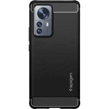 Image 1 of Spigen Калъф Spigen - Rugged Armor, Xiaomi 12 Pro, черен (8809811859317)