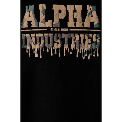 Alpha Industries суичър с качулка мъжки с памук Dripping Camo Print (268338)