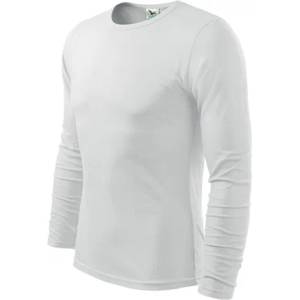 MALFINI Fit-T Тениска с дълъг ръкав, бяла, 160 г/м2 (11900)