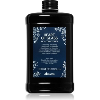 Davines Heart of Glass Rich Conditioner подсилващ балсам за руса коса 1000ml