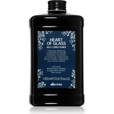 Davines Heart of Glass Rich Conditioner подсилващ балсам за руса коса 1000ml