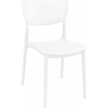 RFG Градински стол RFG Moon, пластмасов, до 120 kg, бял