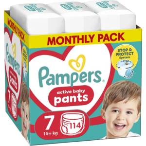 Pampers Гащички Pampers Pants 7 (15+ кг. ) - 114 броя