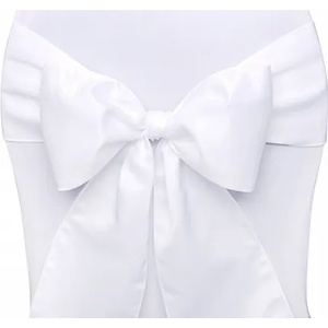 PartyDeco Панделка за стол - бяла 0, 15 x 2, 75 м