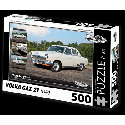 Retro-auta č. 63 Volha GAZ 21 1967 500 dielov