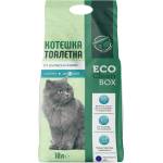 Eco Clean Box - Котешка постелка за тоалетна от дървесни фибри /на пелети/, 10 л