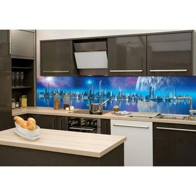 DIMEX ART Фототапет за кухня - град на бъдещето 260 x 60 см