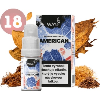 WAY to Vape American 10 ml 18 mg