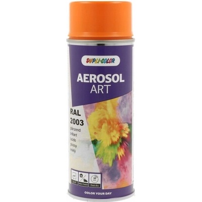 Aerosol ART Akrylový Lak v Spreji RAL 2003 Oranžová Lesklá 400ML