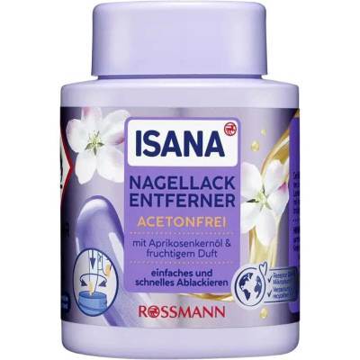 ISANA Odlakovač na nehty s houbičkou 75 ml