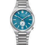 Citizen Мъжки часовник CITIZEN Tsuyosa Small Second NK5010-51L, Сребрист / Син (CITNK5010-51L) Часовници