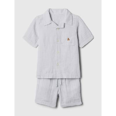 GAP Бебешка муселинова пижама GAP GAP | Siv | Момчешки | 74-80