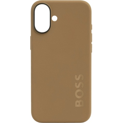HUGO BOSS Калъф за телефон, за iPhone 16 Plus, карамел (2101070009)