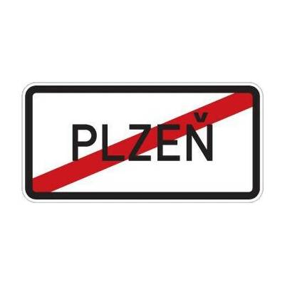 PROFIBA Značka "Konec obce - jednoslovný název"