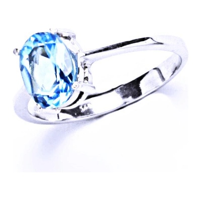 Čištín stříbrný přírodní topaz sky T 1245