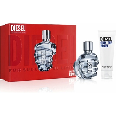 Diesel Only The Brave EDT 50 ml + sprchový gel 75 ml dárková sada