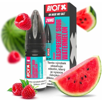 RIOT X Salt Raspberry Sour Watermelon 10 ml 20mg
